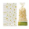 Cookie Bags Star Theme Candy Wrappers with 60 Ties view 1