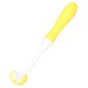 3 Sided Toothbrush Soft Matte Handle 58 Degree Inclination Practical Cleaning Tool for Infant Yellow view 2