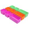 Tressify Box Silicone Dividers - 9 Pack, Microwaveable, Safe, Colorful view 1