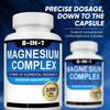 Magne/sium complex, easily absorbed, supports relaxation, sleep, muscle function and bones view 4