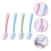 Toyvian 4Pcs Hanging Cleaning Brush Long-Handled Shoe Brush Plastic Cleaning Tool with Strong Power and Anti-Slip Design for Travel and Hotel Use view 2