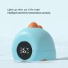 Fdit Water Thermometer Cartoon Bath Thermometer Real-Time Digital Temperature Sensor for Babies (Blue) view 2