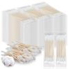 1200 Pack 6 Inch Long Wooden Cotton Swabs Extra Long Cotton Tipped Applicators for Cleaning, Beauty, Crafts and Household Use, Blue view 1