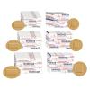 120pcs Small Circle Bandages,6 Sizes Flexible Fabric Adhesive Breathable Round & Oval Bandaids,Circular Plasters,Tiny Circle Bandages,Tiny Circular Plasters for Face,Nose,Hands,S mall Incisions view 1