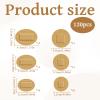 120pcs Small Circle Bandages,6 Sizes Flexible Fabric Adhesive Breathable Round & Oval Bandaids,Circular Plasters,Tiny Circle Bandages,Tiny Circular Plasters for Face,Nose,Hands,S mall Incisions view 2