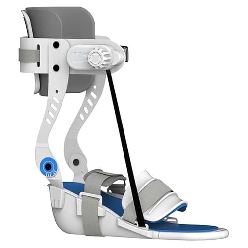 Ankle Rehabilitation Device - Electric Ankle Trainer with 75 Adjustable Angle and Labor-saving Knob for Foot Inversion, Eversion, and Ankle Stiffness