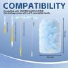 6 ft Extendable Duster Handle with 20 Pcs, Blue view 2