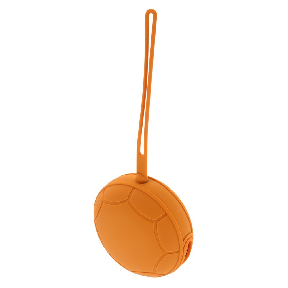 VALICLUD Reusable Orange Silicone Storage Bag for Cups, Protective Compact Case for Period Travel and Daily Use, Practical Outdoor Storage Pouch