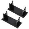 Fafeicy Acrylic Shaving Holder, Elegant Groove Design Stand for Bathroom Countertop, Organizes Shaving Tools Pens Toothbrushes in 10 X 4 X 4.5cm Compact Space-Saving Storage (Black) view 4