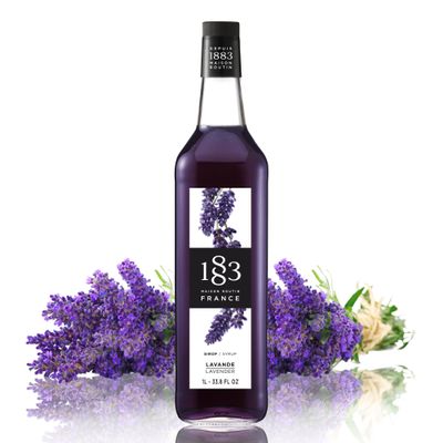 1883 Maison Routin Premium Lavender Syrup, 1 Litre PET Bottle