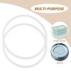 DOITOOL Silicone Lunch Box Sealing Ring Replacement and Direct Food Contact Safe 2pcs Wear-Resistant Compatible with Square for Food Container and Punch Box Suitable for Kitchen Use view 4