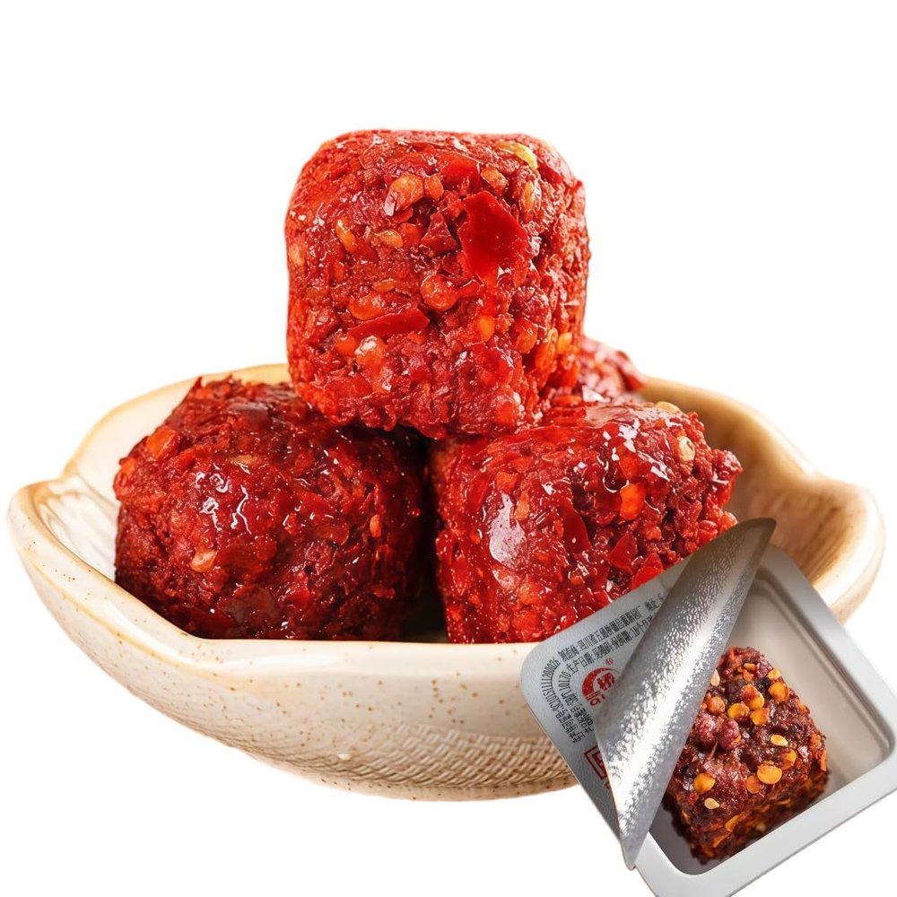 Sichuan Chongqing Specialty Handmade Spicy Fermented Tofu 20pcs | Individual Small Packs | Ready-to-Eat Preserved Tofu (Meidoufu)doufuru