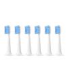6PCS Replacement Brush Heads Compatible for MIJIA T300/T500/T700 Sonic Electric Tooth Soft Bristle Caps Vacuum Package Nozzles(Care BU 6Pcs) view 1