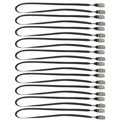 Healvian 10pcs Lanyard Neck Straps Trape Buckle Breakaway Lanyards for Safety Use