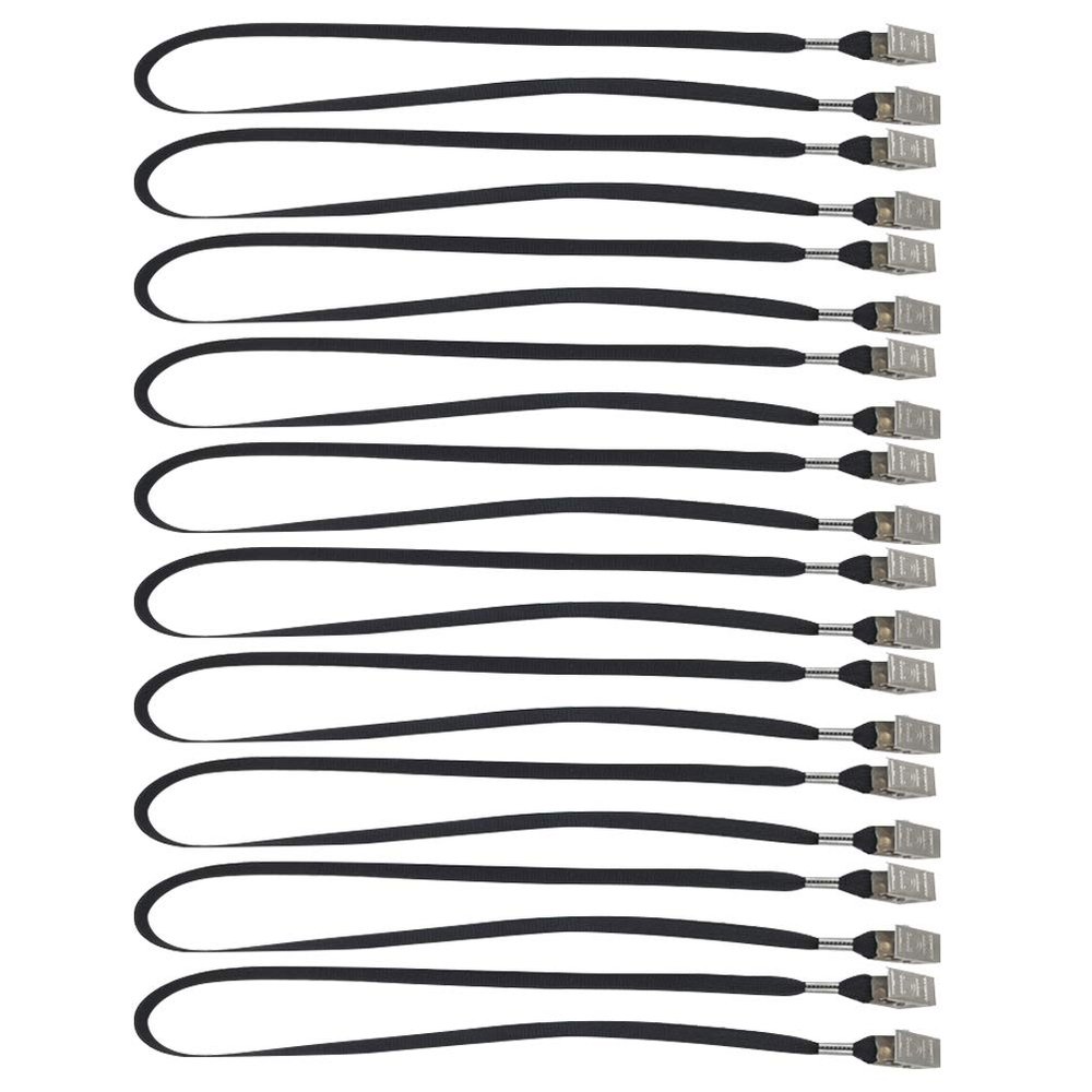 Healvian 10pcs Lanyard Neck Straps Trape Buckle Breakaway Lanyards for Safety Use