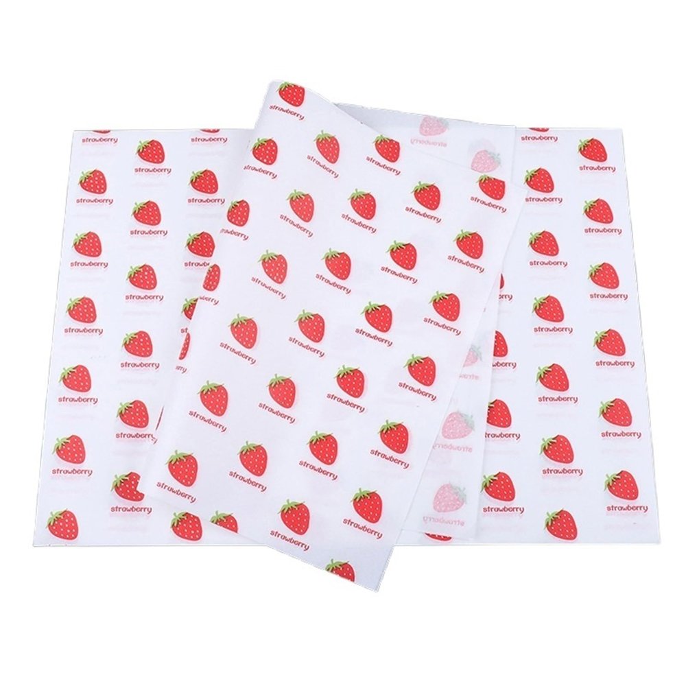 Deli Paper 50Pcs Sandwich Wrapping Paper Greaseproof Non-Stick Parchment Baking for Bread Pizza