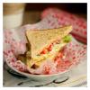 Deli Paper 50Pcs/Lot Wax Paper Grease Food Wrapping for Bread Sandwich Burger Fries Oilpaper Baking Tools(Strawberry-S) view 4