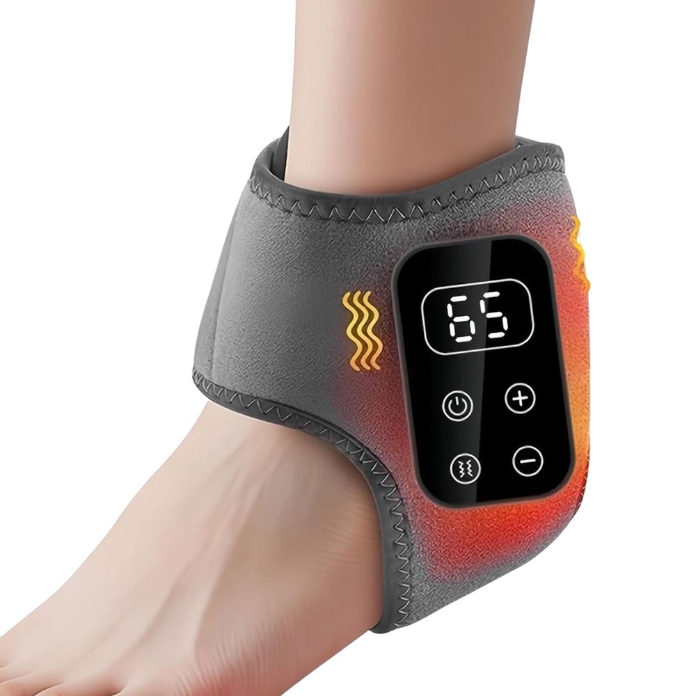 Foot and Ankle Massager 5 Gears Electric Brace Warmer