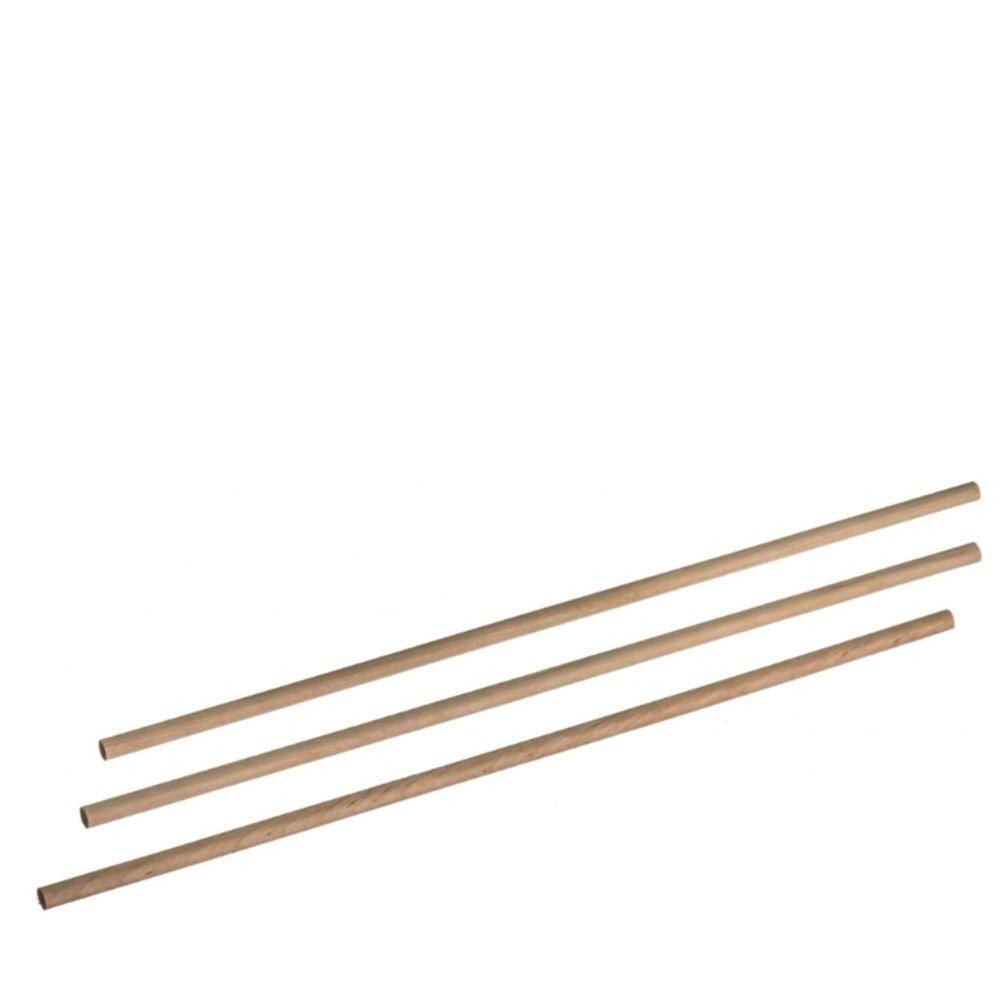 Round Wooden Lollipop Sticks Premium Birch Wood | Smooth Food-Safe Craft Sticks for Cake Pops, Chocolate Lollies, Model Building & Crafts Multiple Options Available (152mm x 4mm - Pack 1,000)