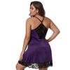 lingerie plus size Sexy Lingerie for Women Sets Naughty Lace Sleepwear Nightwear Set Naughty One Piece Slit Babydoll V Neck Mesh Chemise Sleepwear Dress Nightdress Romantic babydoll for women view 4