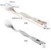 White Shoes Cleaner Double-End Shoe Brush Cleaner Cleaning Sneaker Multifunction Cleaning Brush Kitchen Bathroom Tool Boot Brush view 2