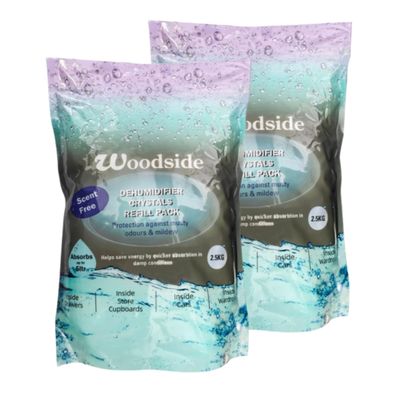 Dehumidifier Crystals Refill Moisture Absorber Refill for Damp Control 5kg (Scent Free)