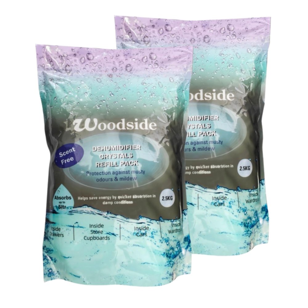 Dehumidifier Crystals Refill Moisture Absorber Refill for Damp Control 5kg (Scent Free)