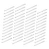 GARVALON 50 Pcs DIY Ice Cream Sticks for Children Reusable Acrylic Craft Sticks with Rounded Edges Multi-Functional for DIY Ice Cream and Handicrafts Making view 1