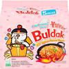 Carbonara Flavour Buldakk Halal Ramen Korean Spicy Instant Noodles Multipack, Hot Chicken Carbonara Flavour 5 x 140g Packs view 1