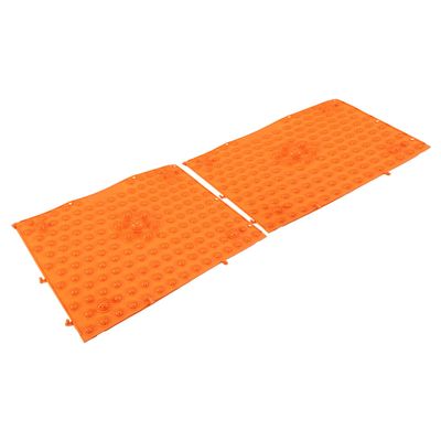DECOMELODY 2pcs Outdoor Massage Mat Foot Pressure Massager Foot Reflexology Mat for Walking Therapy Yoga Massage Pad Bathroom Toe Plate