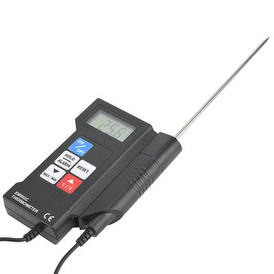 Dilwe Food Thermometer With Probe Digital Electronic Thermometer for Cooking Baking Liquids, Memory Function Auto Shutdown Accurate Temperature Measurement -50 to 572 for Home
