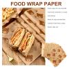 VICASKY Greaseproof Sandwich Paper Sheets 20x20cm 500pcs Food Wrapping Liners for Sandwiches, French Fries, Burgers, Multipurpose Food Wrap Paper view 4