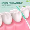 200 PCS Interdental Brushes Green, Dental Floss Sticks, Soft Silicone Tooth Picks Floss Sticks for Oral Cleaning Protecting Teeth view 3