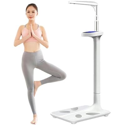 Body Weight Scale BMI Weighing Height Digital Weighing Machine Step-on Physician Scales With Bluetooth Muscle Composition gym scale for Homes, Schools, Gyms, Pharmacies, Clinics, Hospitals