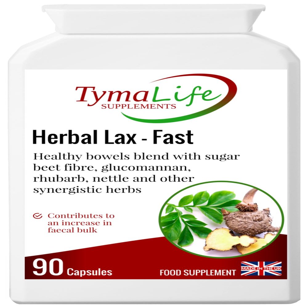 TymaLife Supplements Herbal Lax Fast - a Fast Acting Colon Cleanser