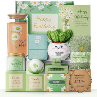 Birthday Gifts For Women 11PCS Womens Birthday Gifts Birthday Box Basket