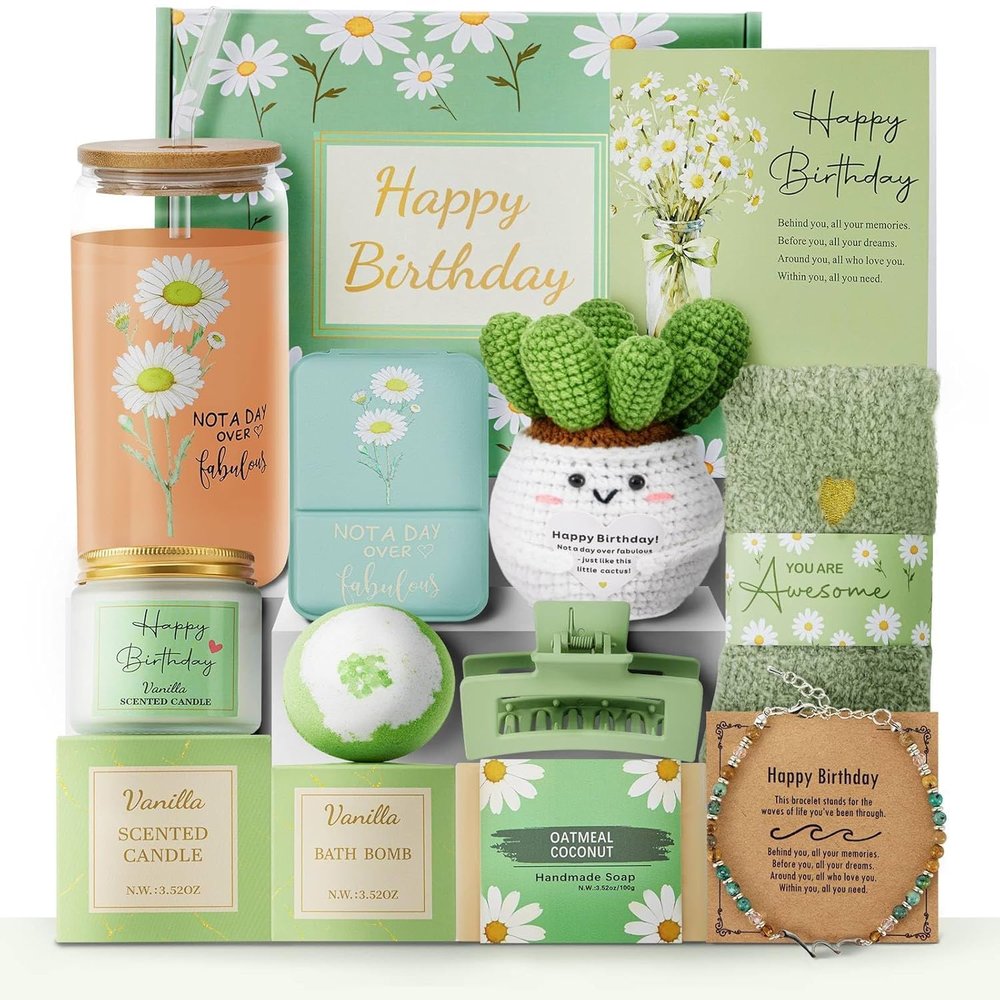 Birthday Gifts For Women 11PCS Womens Birthday Gifts Birthday Box Basket