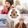 Hot Water Bag - 1L Winter Warmer Pad Animal Design,Hot Water Bottle Cover - for Recovery Muscle Women Kids Travel Bed Sports Injuries Menstrual Shoulder view 4