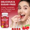 Magnesium Glycinate Gummies 600mg Sugar-Free High Absorption, Supports Relaxation, Calm & Restful Sleep, with Vitamin B6 & D3 120 Berry-Flavor Gummies view 4