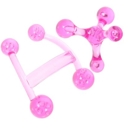 Abaodam 2pcs Small Handheld Body Massager Manual Muscle Relaxing Tool for Back Neck Arms with Comfortable Grip for Home Use