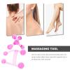 Abaodam 2pcs Small Handheld Body Massager Manual Muscle Relaxing Tool for Back Neck Arms with Comfortable Grip for Home Use view 4