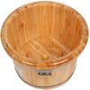 ASerZenith Wooden Barrel Foot Spa Foot Massage Bucket, Wooden Footbath, Household Foot Tub, Foot Washing Barrel, Foot Bath Barrel, Pain Fatigue Relief, Foot Relaxing,Massage Rollers view 1