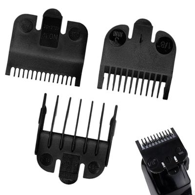 3Pcs Clipper Guards for Most Wahl Clippers and Babyliss FX870, 3 Sizes Clipper Guides Replacement (1/16, 1/8", 3/16"), Professional Hair Clipper Guide Combs & Beard Trimmer Guards