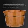 ASerZenith Wooden Barrel Foot Spa Foot Soak Bucket, Foot Basin For Adults, Foot Bath Spa Tub, Foot Tub For Soaking Feet, Wood Bucket For Pedicure view 3