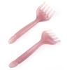 2-Piece Manual Head Scalp Massager, 5-Claw Scalp Massage Tool & Scraper, Handheld Resin Hair Relaxation Comb for Father's & Mother's Day Gift view 1