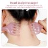 2-Piece Manual Head Scalp Massager, 5-Claw Scalp Massage Tool & Scraper, Handheld Resin Hair Relaxation Comb for Father's & Mother's Day Gift view 4