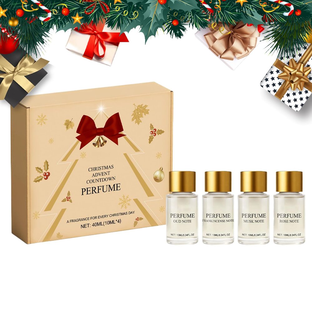 Christmas Advent Women - 2025 Countdown Calendar, Long Lasting Perfume Calendar with Daily Surprises, Commuting Advent for Girls, Commuting Party Present for Adults Holiday Birthday Valentine Daily