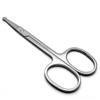 Professional Facial Hair Scissors Solid Stainless Steel Scissors Round Safety for Eyebrows Eyelashes Nose Hair Ear Mustache Trimming view 1