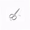 Professional Facial Hair Scissors Solid Stainless Steel Scissors Round Safety for Eyebrows Eyelashes Nose Hair Ear Mustache Trimming view 3