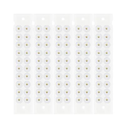 100 Pcs Clear Disposable Auricular Ear Stickers for Pain Relief, Non-Invasive Easy Acupuncture Massage Patches Kit(D(100 PCS))